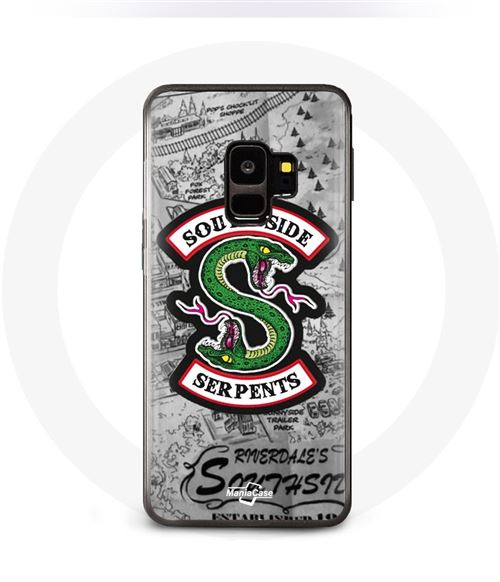Coque pour Samsung Galaxy S9 plus Riverdale south side serpents logo Maniacase