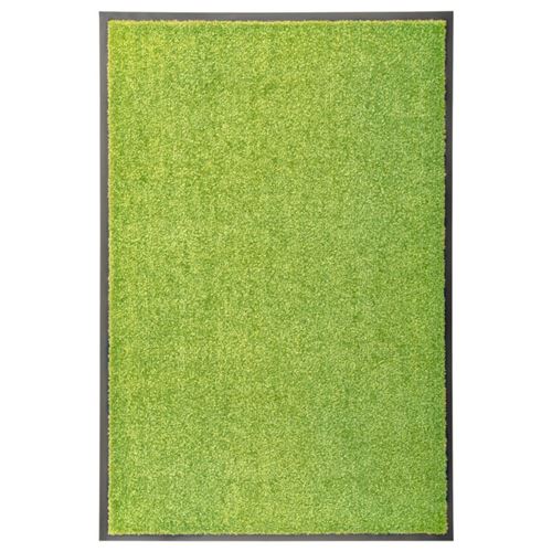 Paillasson lavable Vert 60x90 cm Vidaxl Vert