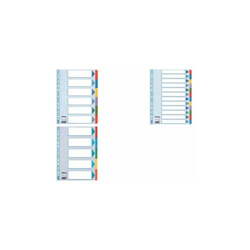 Esselte Intercalaires en carton, uni, A4, 5 touches