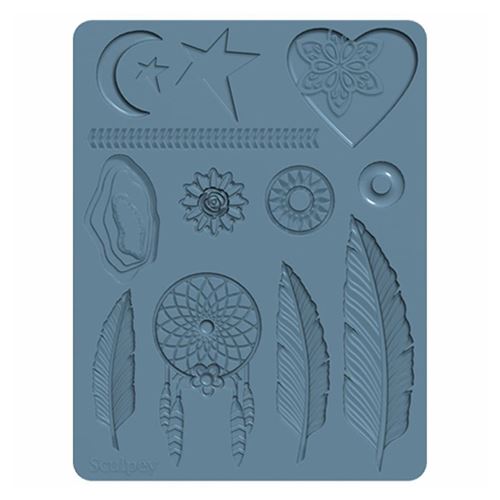 Moule en silicone Sculpey - Boho Chic - Sculpey