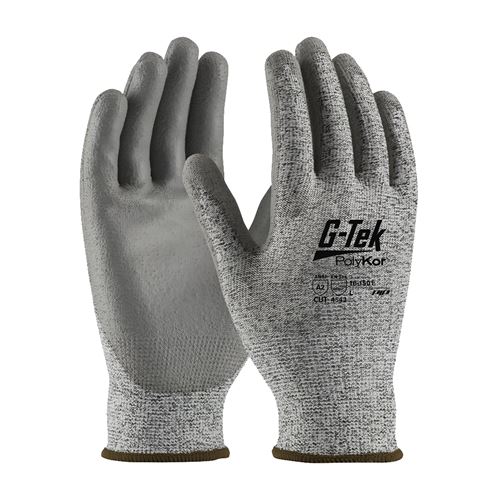 Gants anti-coupure D G-Tek® POLYKOR™ enduit polyuréthane gris T10 - PIP - 16-560E-10