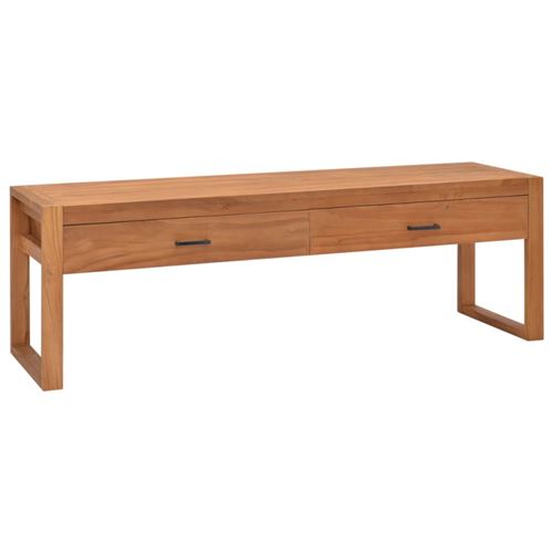 VIDAXL - Meuble TV - Teck - 140 x 40 x 45 cm - Image 3