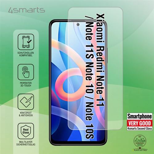 4Smarts - Second Glass X-Pro Clear pour Xiaomi Redmi Note 11 / Note 11S Note 10 / Note 10S