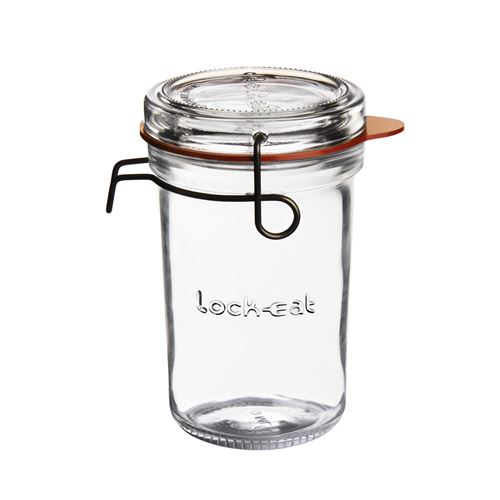 Bocal lock eat 35 cl (lot de 2) - Bormioli Luigi - Transparent - Verre