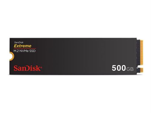 Non Communiqué Sandisk Extreme - Ssd - 500 Go - Interne - M.2 2280 - Pcie 4.0 X4 (Nvme)