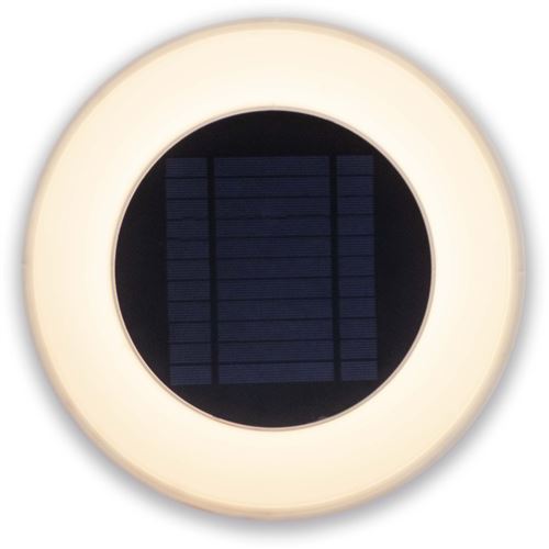 Newgarden - Applique murale ronde recharge solaire Wally 27 cm de diamètre