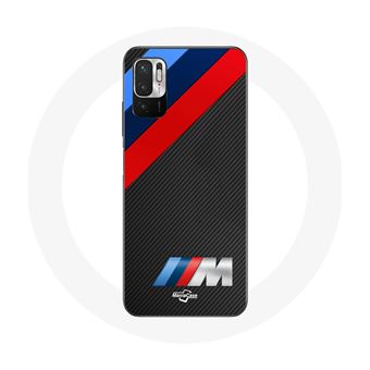 Sur Coque Pour Xiaomi Redmi Note G Bmw M Logo Carbone