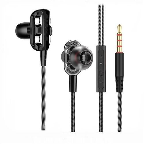 Écouteurs Intra-Auriculaires Filaires KZ ATR Noir