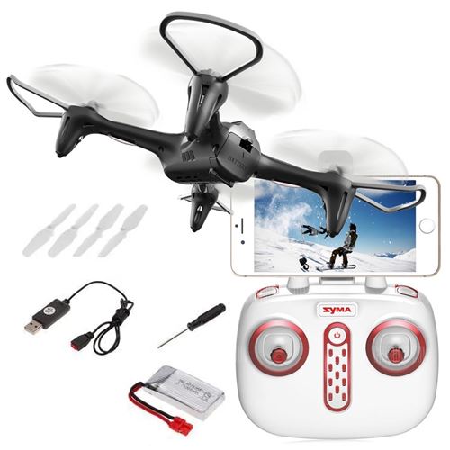 Syma - drone fpv caméra x15w syma 2.4 ghz rtf avec retour vidéo sur smartphone