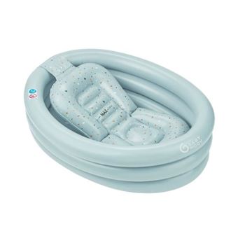 Babymoov Baignoire Gonflable De Voyage, Évolutive En Piscine Pour Enfant, Réducteur Amovible, De 0 A 12 Mois, Aqua Dots - 1