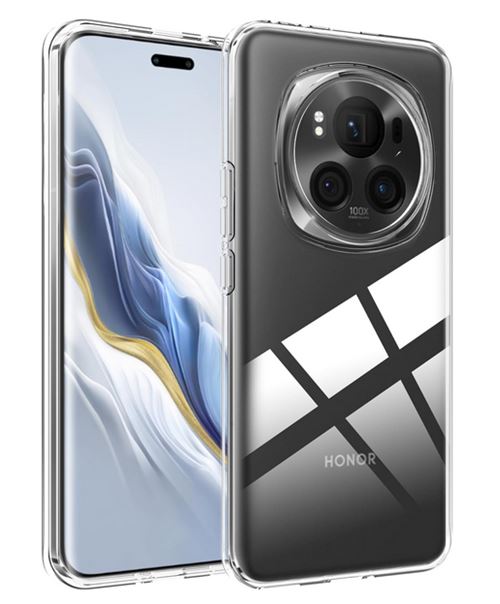 Coque pour Honor Magic 6 Pro 5G - housse etui silicone gel fine + verre trempe - TRANSPARENT TPU - htdmobiles