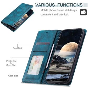 Étui Portefeuille Flip Pour Huawei Mate 20 Lite - Noir, 3 Fentes Cartes, Protection 360°