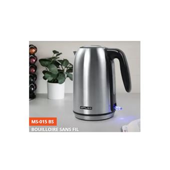 Bouilloire sans fil 1.7l 2200w inox Muse MS-015BS