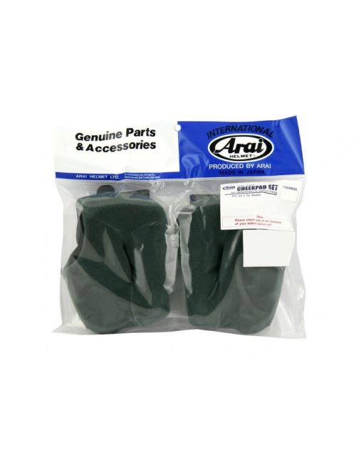 Mousses de joues ARAI Dry-Cool FCS 20mm (épaisseur standard L-XL) pour casques Rebel/Chaser-V/Chaser-V PRO