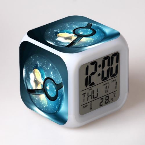Réveil enfant LED Multifonctionnel Coloré - Pokemon #7