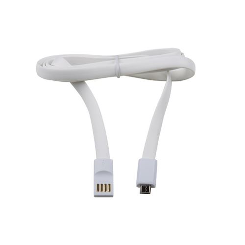 Cable Plat Micro USB Samsung blanc
