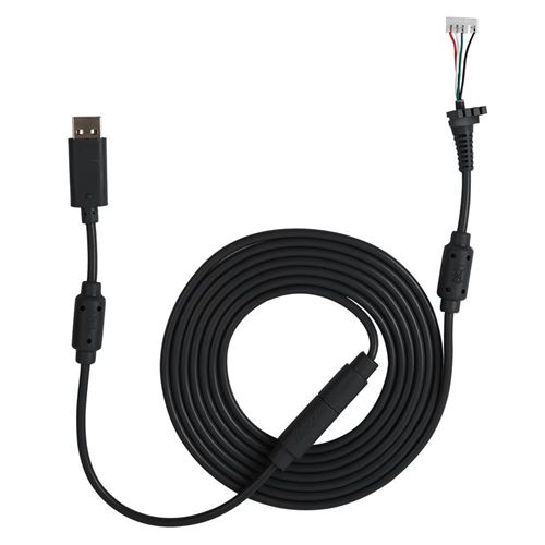 Adaptateur de câble de remplacement pour câble de remplacement pour câble de manette USB 5 broches pour Xbox 360 (noir)