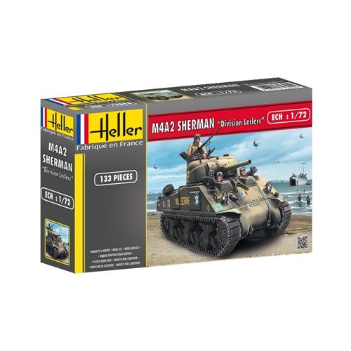 Heller Maquette Char : M4a2 Sherman Division Leclerc - Image 2