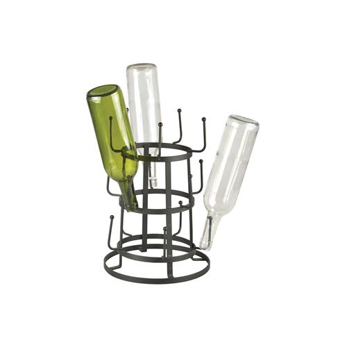 Esschert Design - Sèche bouteilles rond en métal 24 cm