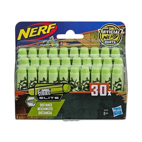 Nerf - Pack de 30 Flechettes Nerf Zombie Officielles