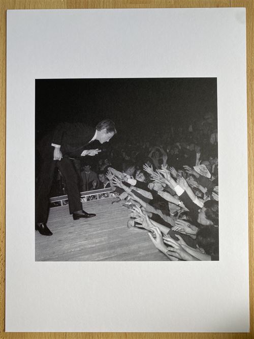 Claude François - 1963 - foule - 28,4x38cm - Affiche