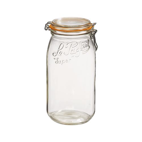 Le parfait 1652075 lot de 3 bocaux 3 l diamètre: 10 cm