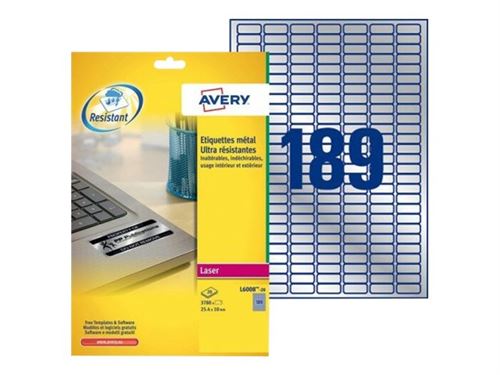 Avery Heavy Duty Laser Labels - Étiquettes - 3780 Unités