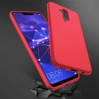 coque huawei mate 20 lite silicone rouge