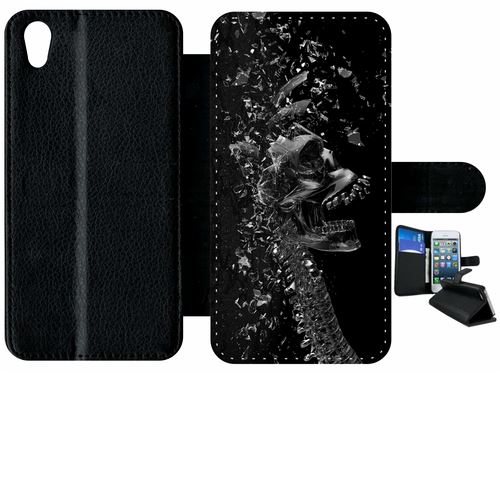 Etui À Rabat Sony Xperia X Performance (xp) Squelette Verre Bris