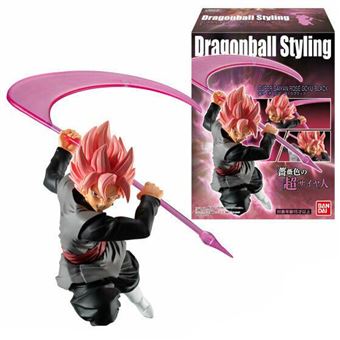Figurine Dragon Ball Super Styling Collection Son Goku Super Saiyan rose  tenue noir 10 cm
