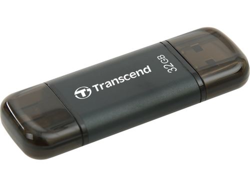 Transcend JetDrive Go 300 Noir - Clé USB 3.1 et Lightning 32 Go