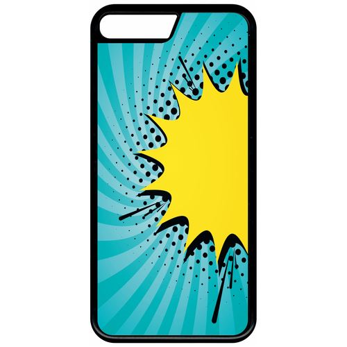 Coque Apple Iphone 7+ Plus Fond Comics Bleu