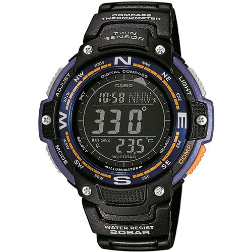 Casio SGW-100-2BER - Chronographe - Montre numerique