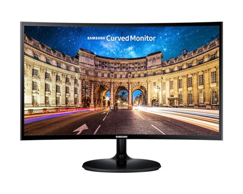 Samsung C27F398FWR - LED-monitor - gebogen - 27 - 1920 x 1080 Full HD (1080p) @ 60 Hz - VA - 250 cd/m² - 3000:1 - 4 ms - HDMI, DisplayPort - zwart