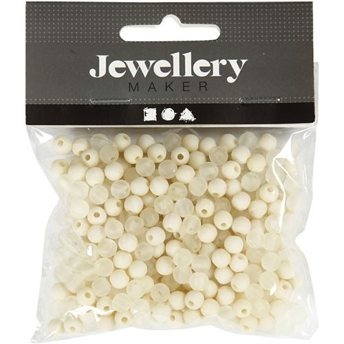 Creotime perles Bijoux 150 pièces crème