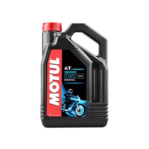 Huile Moteur MOTUL 3000 4T 20W50 Minéral 4L