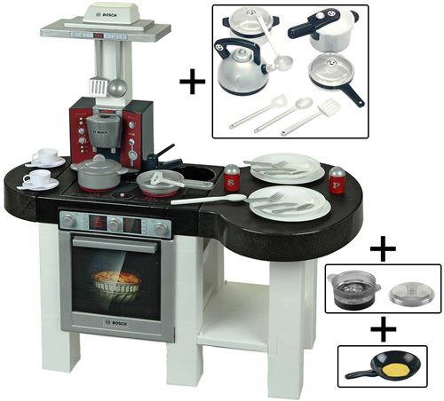 Klein - 9007 - Jeu d'imitation - Cuisine Bosch Cool avec casserole à bulles et accessoires