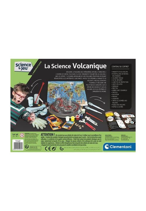 science & jeu La science volcanique – Clementoni