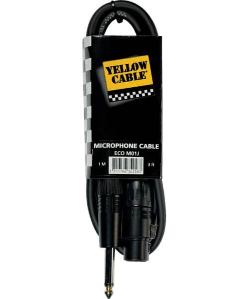 Yellow Cable M01J Jack /XLR Femelle - 1M - Image 3