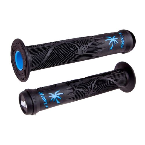 ODI Hucker Signature poignées 160mm Noir/Bleu