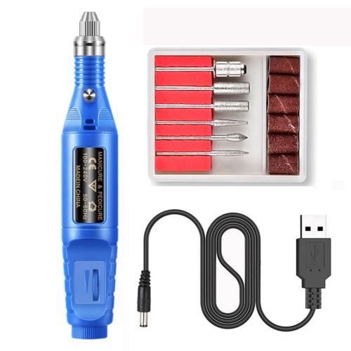 Générique File Nail Art Électrique Forage Dossier Acrylique Manucure Kit Machine Portable Usb Bt301 - Image 1