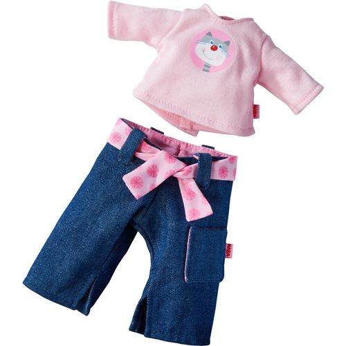 Haba parure Rosanna30 cm rose/bleu