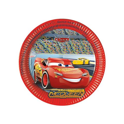 8 assiettes carton cars 3