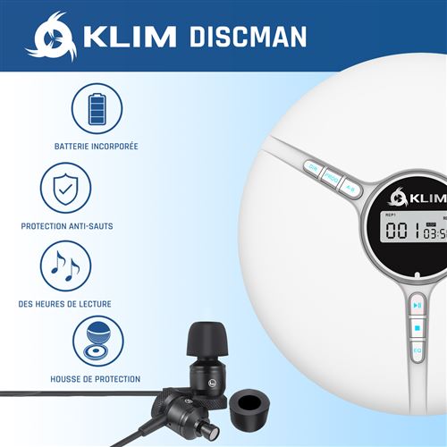 KLIM Nomad - Lecteur CD Portable avec Bluetooth – KLIM Technologies