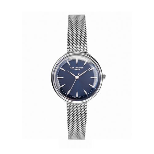 LEE COOPER Montre analogique Bracelet acier en mailles milanaises LAGUNE Argent
