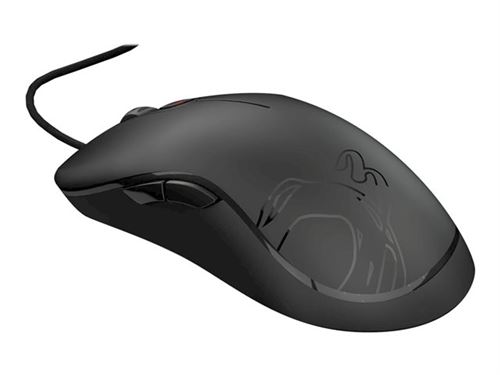 Ozone Neon M10 - Souris - droitiers et gauchers - optique - 8 boutons - filaire - USB - noir brillant
