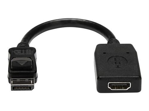 StarTech.com Adaptateur vidéo DisplayPort vers HDMI - Convertisseur DP vers  HDMI - M/F - 1920x1200 - Noir - Adaptateur vidéo - DisplayPort mâle pour