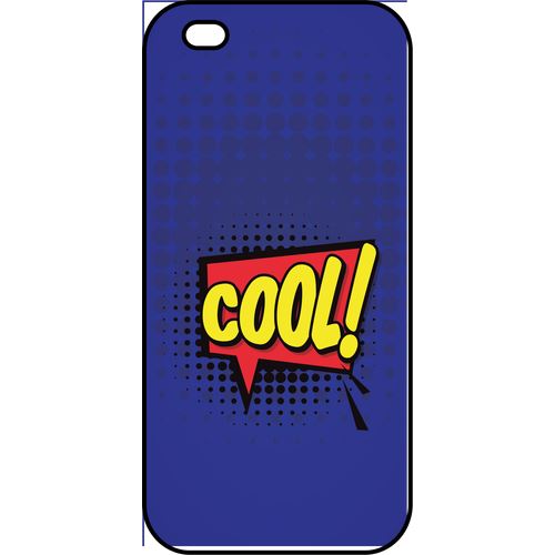 Coque Apple Iphone Se Cool Fond Bleu Lectrique