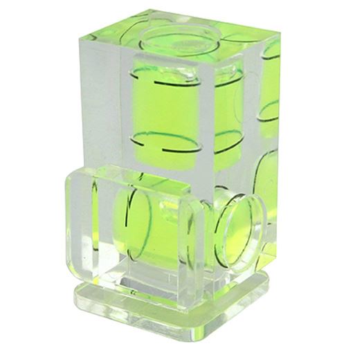 Jjc Zweidimensionale Niveau À Eau Pour Appareil Photo Avec 2 Bulles Pour Sabot De Flash Pour Canon Nikon Caméras