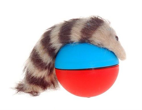 Jouet Motorisé Chat Chien Animaux Balle Électronique Roulante Vert Orange - YONIS